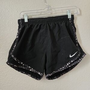 Nike Women's Black and White Trim Athletic Shorts